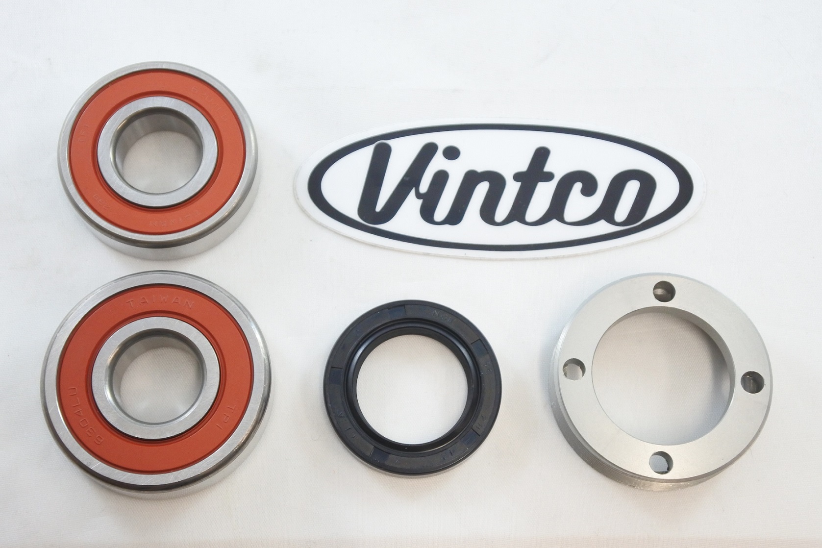 REAR WHEEL BEARING KIT 78-81 HONDA CR 250 450 RETAINER VINTCO KWR004 thumbnail 2