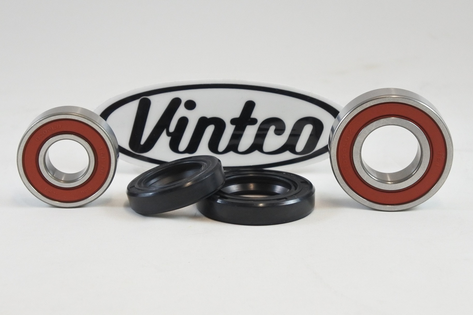 REAR WHEEL BEARING KIT 74-76 KAWASAKI KX 125 VINTCO KWR007 image 1