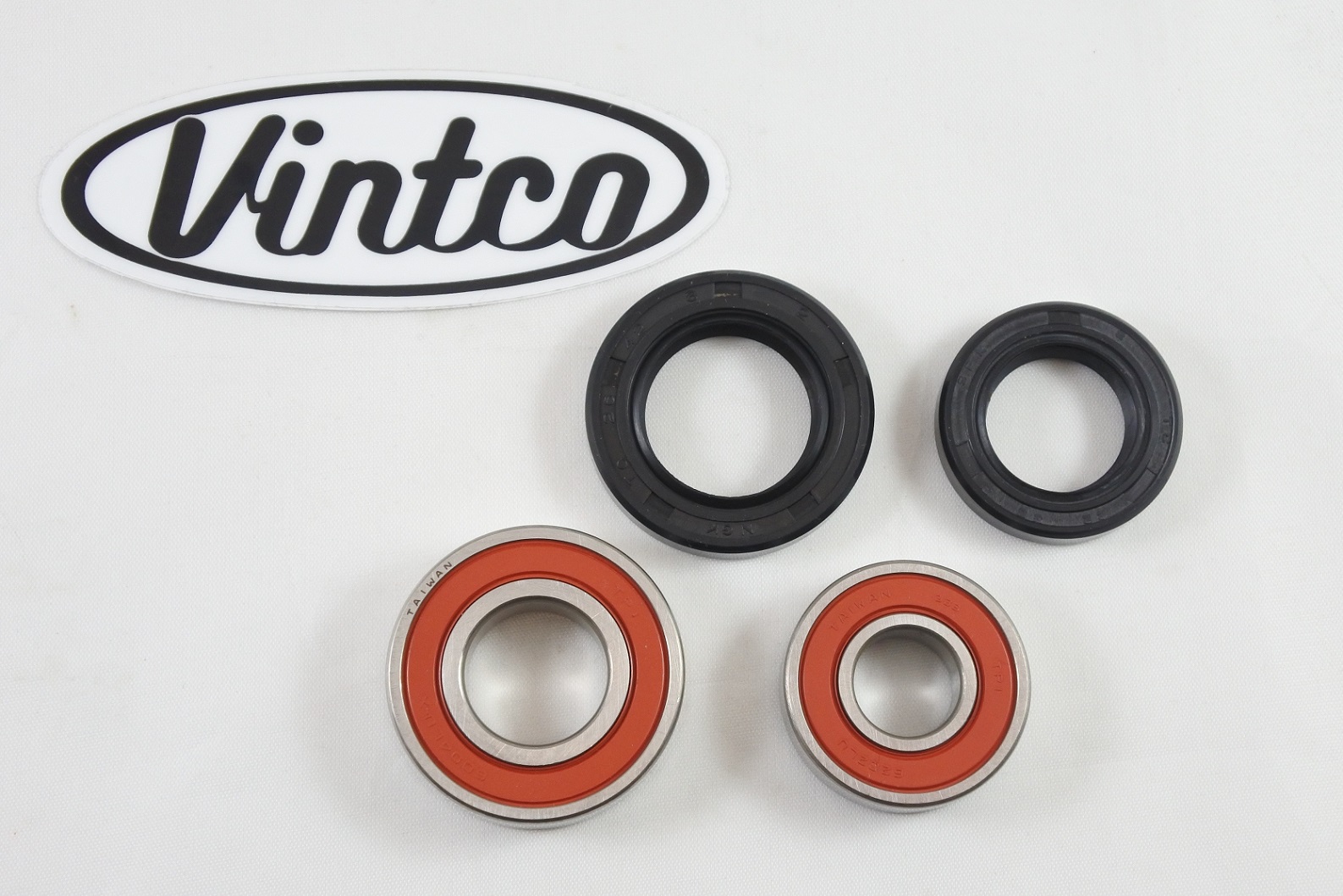 REAR WHEEL BEARING KIT 74-76 KAWASAKI KX 125 VINTCO KWR007 thumbnail 2