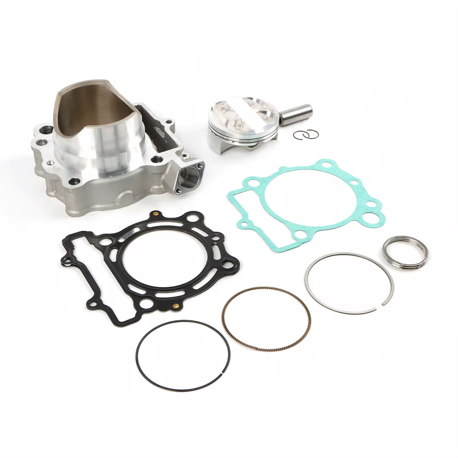 CYLINDER FULL KIT 77mm 2009-2019 KAWASAKI KX250F STD BORE image 1