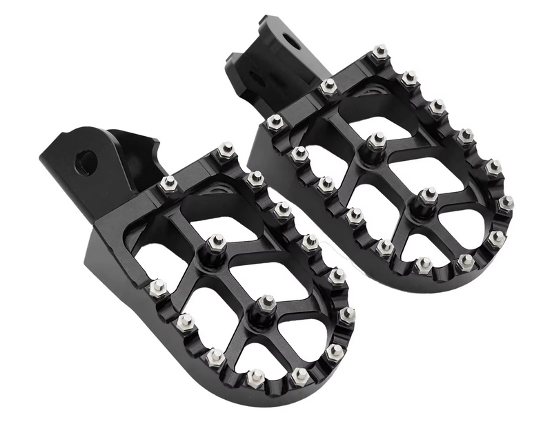 FOOT REST PEGS CNC ALUMINIUM BLACK SURRON LIGHT BEE S LIGHT BEE X image 1