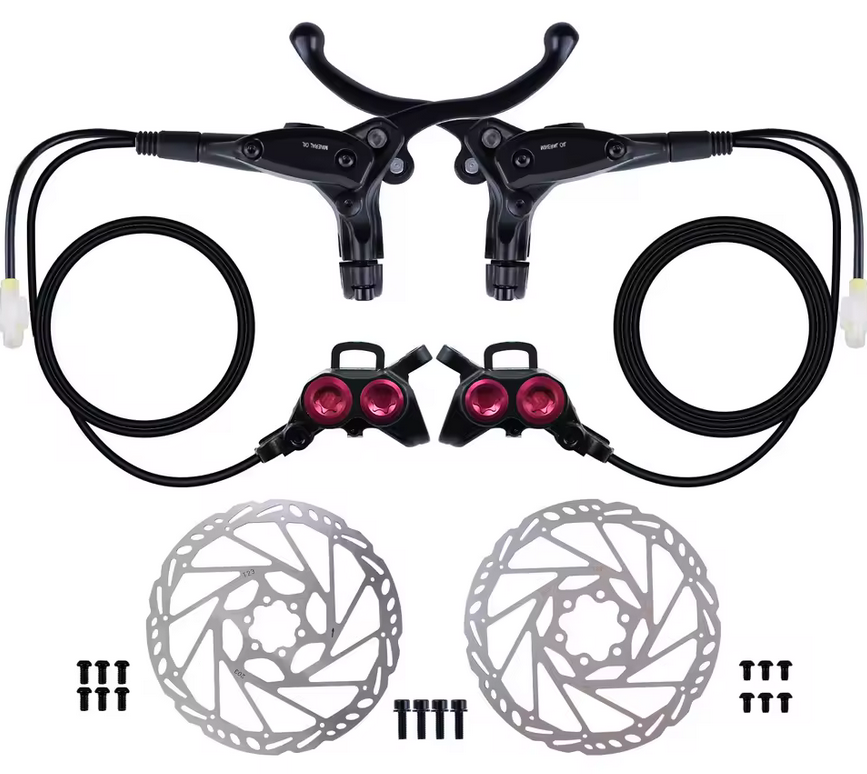BRAKE PUMP & CALIPER ASSEMBLY KIT 203mm SURRON LIGHT BEE SEGWAY X 160 260 TALARIA STING image 1