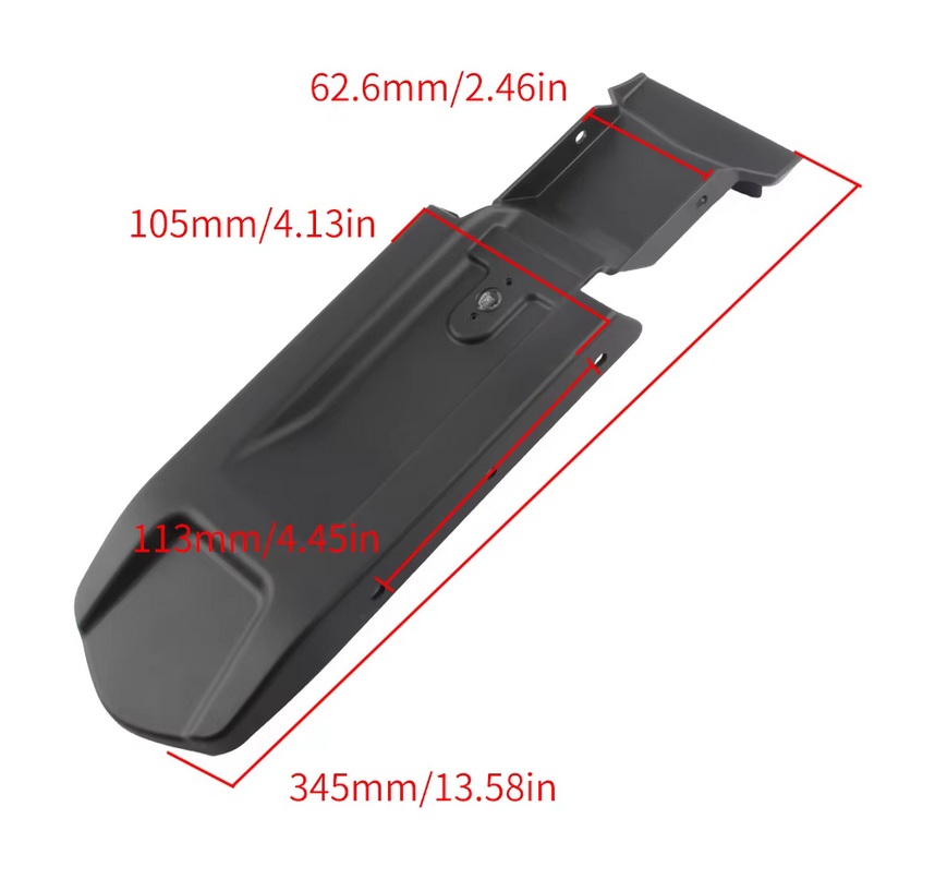 REAR FENDER INNER PLATE UNDER-SEAT GUARD SURRON LIGHT BEE X thumbnail 2