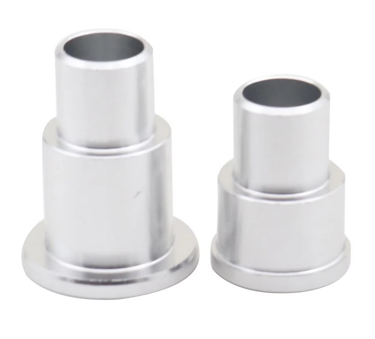 REAR WHEEL AXLE HUB SPACERS CNC ALUMINIUM SILVER SURRON LIGHT BEE S X SEGWAY X 160 260 image 1