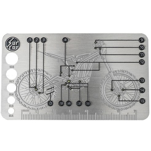 TORQUE CARD AND BOLT SIZE GUAGE SURRON LIGHT BEE X S image 1