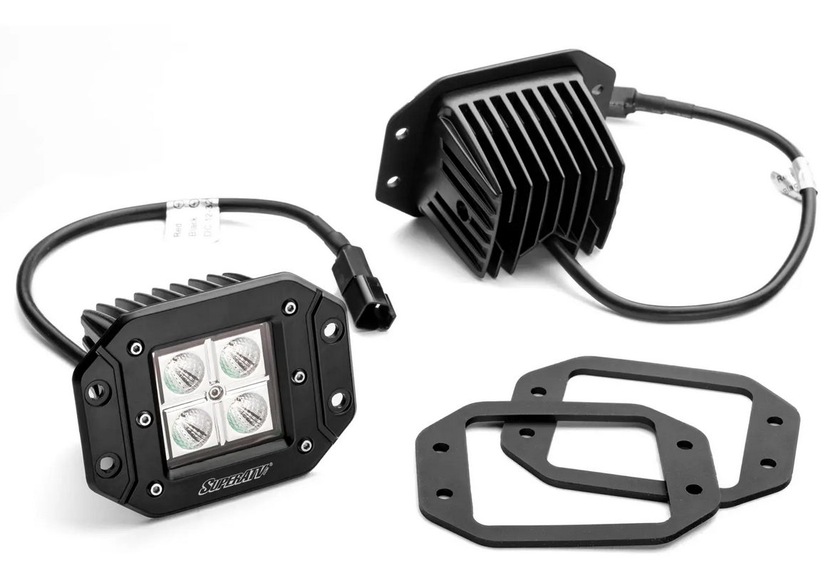3 LED CUBE LIGHTS PAIR, RECESSED, FLUSH MOUNT, LB3-RL-001 image 1