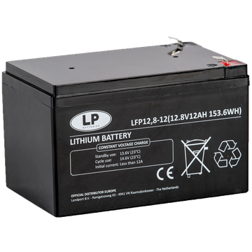BATTERY LITHIUM 12V LFP12-12, 12AH 12V LITHIUM LiFePO4 1.7Kg, L 152 x W 99 x H 96 image 1