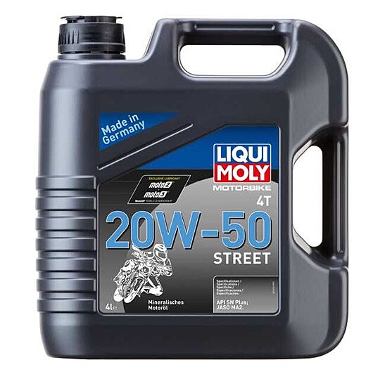 ENGINE OIL 4T 20W-50 STREET 1L LIQUI MOLY - 1500 image 1