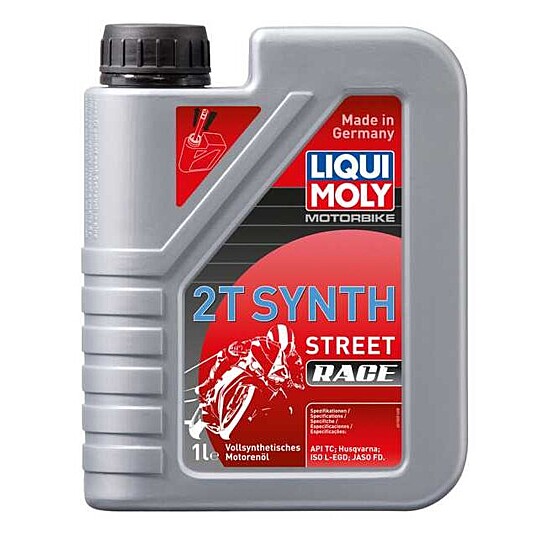 ENGINE OIL 2T SYNTHETIC STREET RACE 1L LIQUI MOLY - 1505 image 1