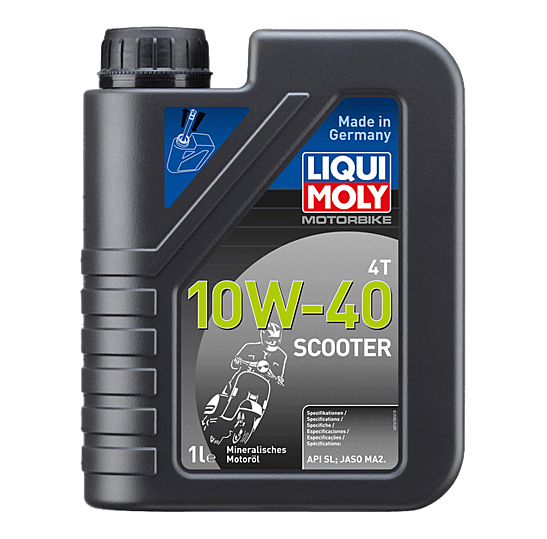 ENGINE OIL 4T 10W/40 SCOOTER 1L LIQUI MOLY - 1618 image 1