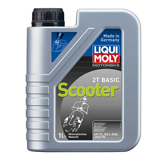 ENGINE OIL 2T BASIC SCOOTER 1L LIQUI MOLY - 1619 image 1