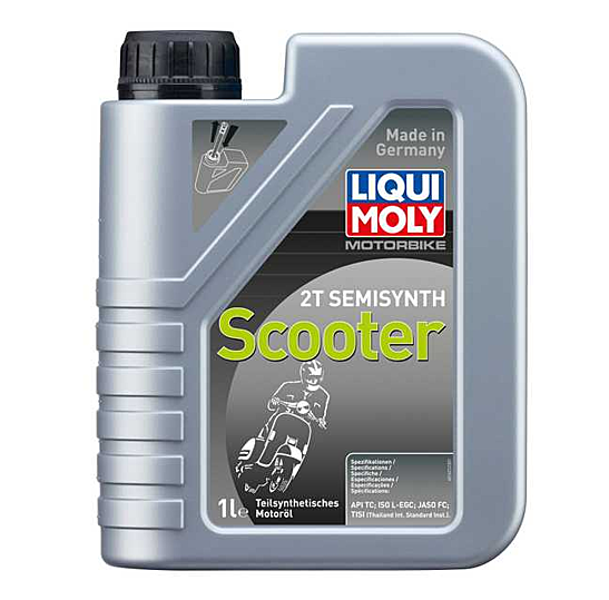 ENGINE OIL 2T SEMI SYNTHETIC SCOOTER 1L LIQUI MOLY - 1621 image 1