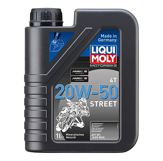 ENGINE OIL 4T 20W-50 STREET 4L LIQUI MOLY - 1696 image 1