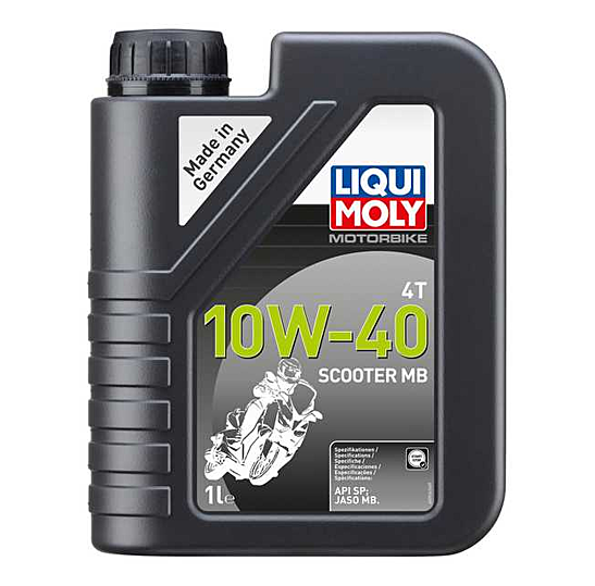 ENGINE OIL 4T 10W/40 SCOOTER MB 1L LIQUI MOLY - 20832 image 1