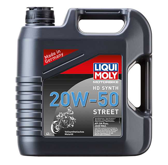 ENGINE OIL AMERICAN V-TWIN SYNTHETIC 20W-50 STREET 4L LIQUI MOLY - 3817 image 1