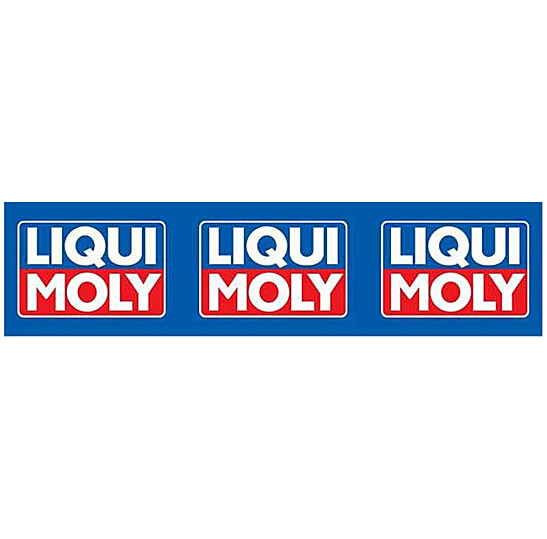 FREE* LIQUI MOLY HORIZONTAL BANNER LOGO 400 X 100 CM image 1