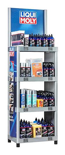 FREE* LIQUI MOLY FUTURA PLASTIC FLOOR-STANDING DISPLAY RACK (EMPTY) image 1
