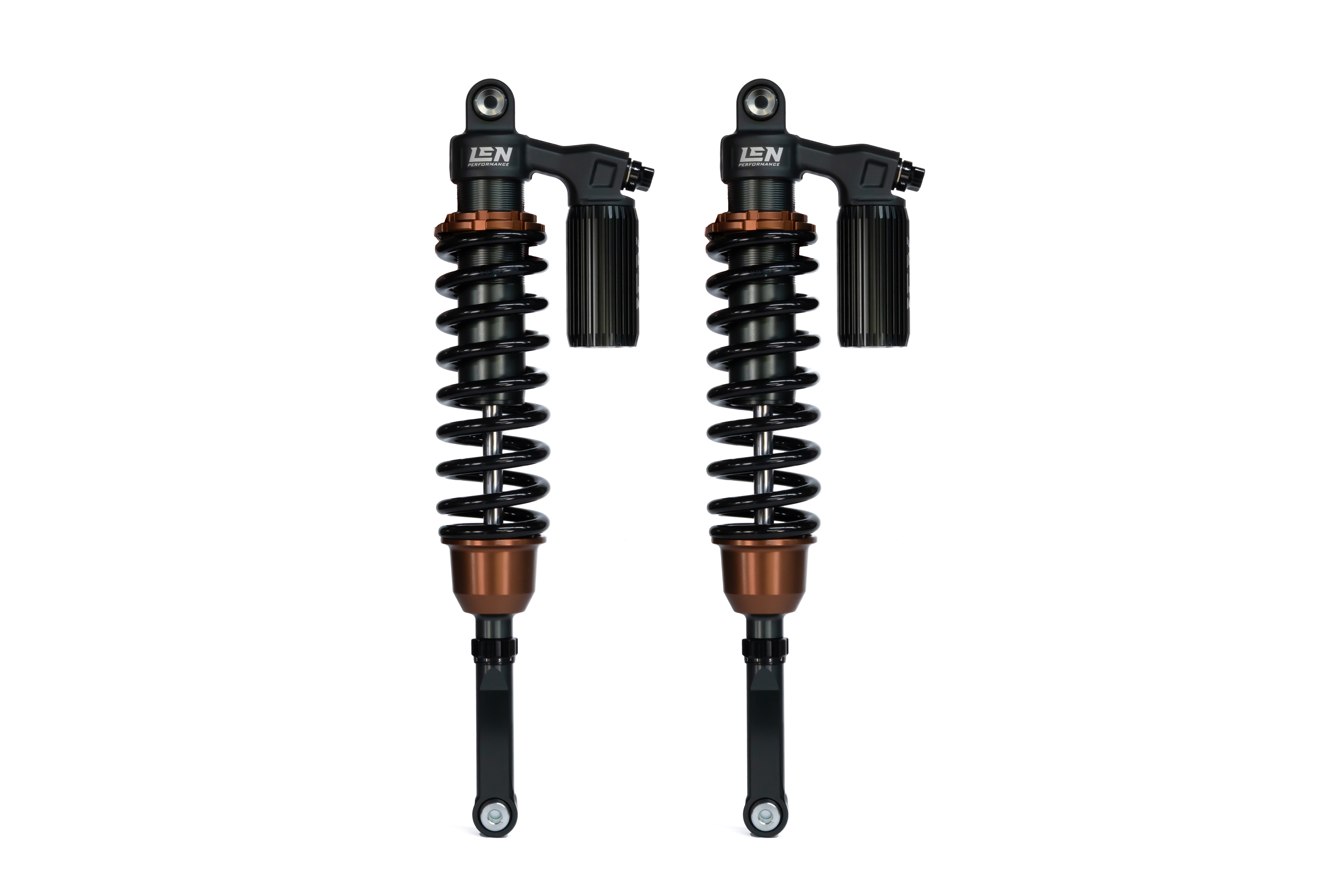 LEN PERFORMANCE UTV SHOCKS REAR PAIR POLARIS RANGER 900 1000 2013-2024 LU4-50000 image 1