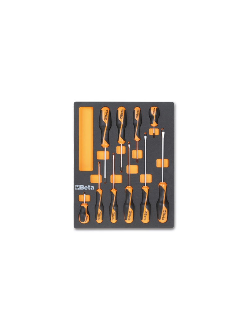 Soft Thermoformed Tray with Tool Assortment, Drawer Size 10 - Beta Tools M208 image 1