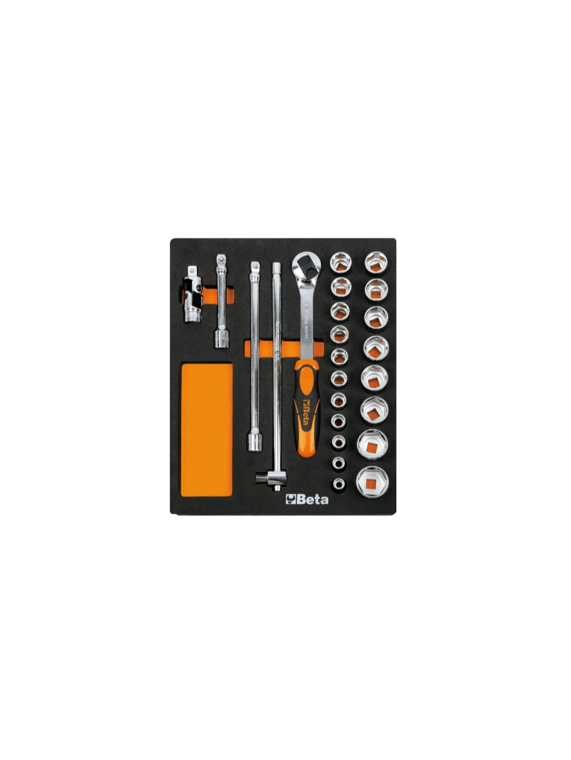 Soft Thermoformed Tray with Tool Assortment, Drawer Size 24 - Beta Tools M83 image 1