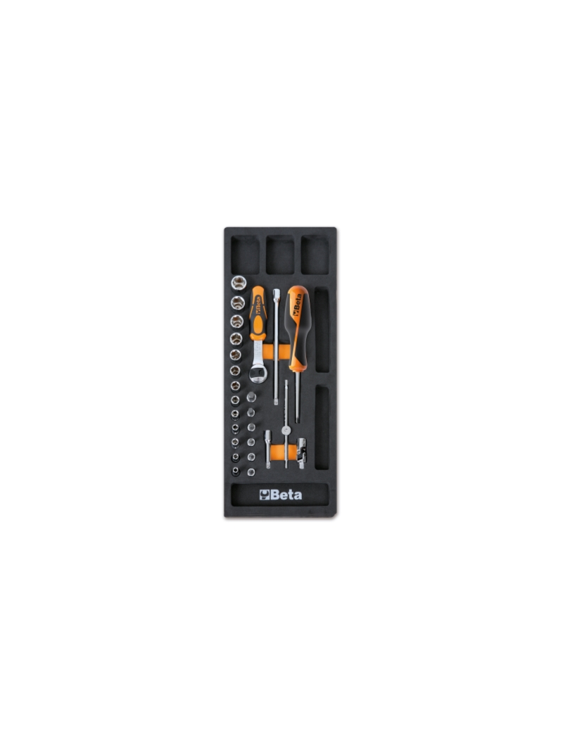 Soft Thermoformed Tray with Tool Assortment, Drawer Size 25 - Beta Tools M91 image 1