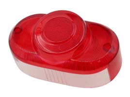 TAIL BRAKE LIGHT LENS HONDA CB CL CT 1960's PSYCHIC MC-01D56 62-84730 33701-041-671 image 1