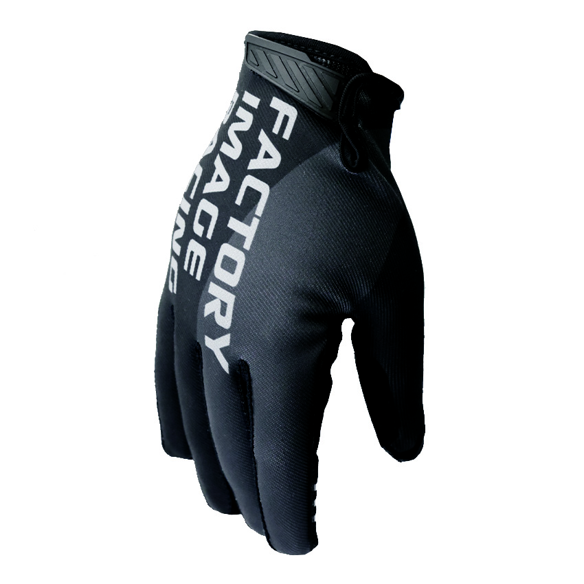 FIR ADULT MX GLOVES - XS - BLACK MINIMAL TEXT