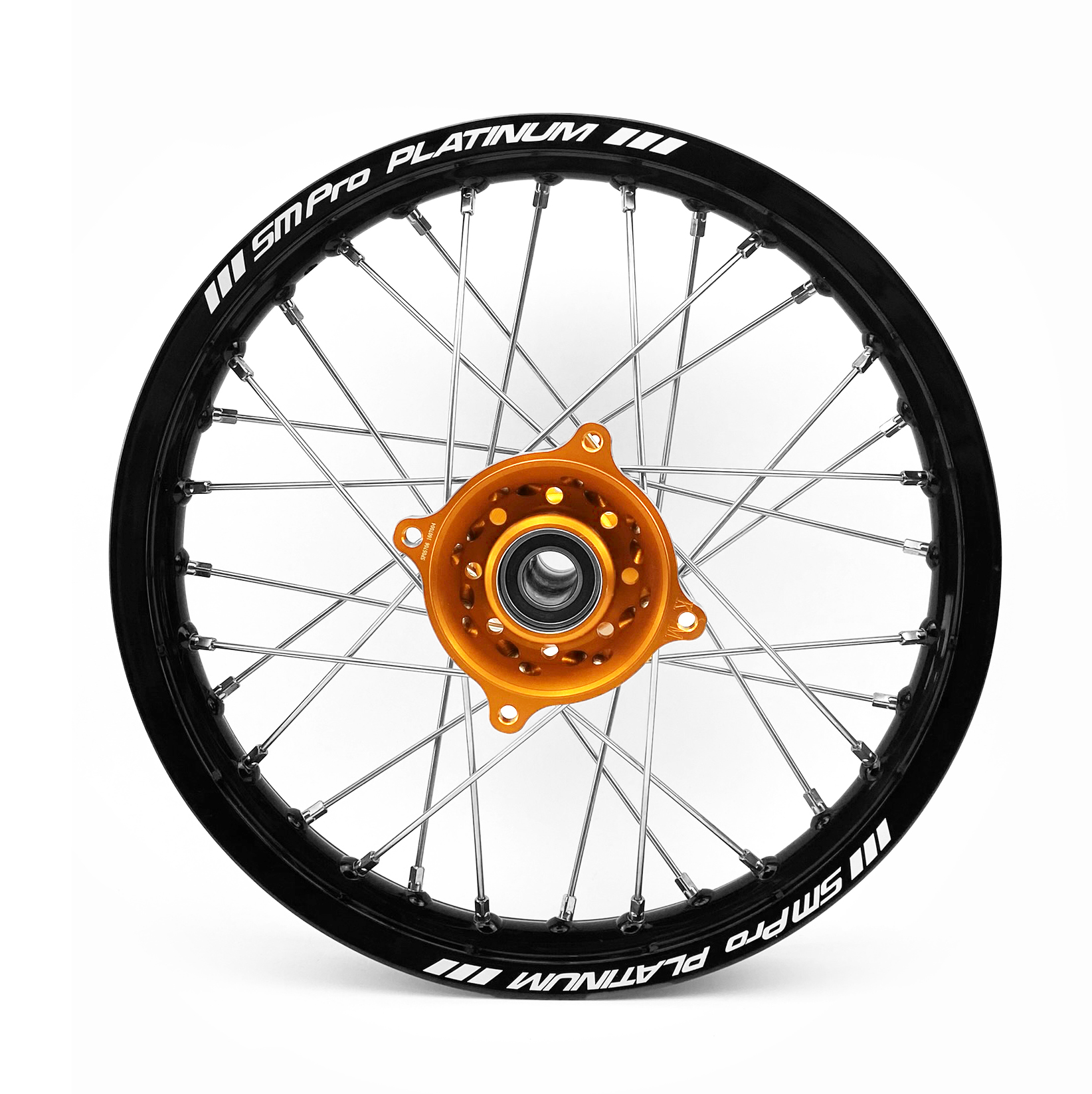 16x1.85 WHEEL KTM 85 RACE, SILVER RIM, ORANGE HUB, RACE SP05706610099