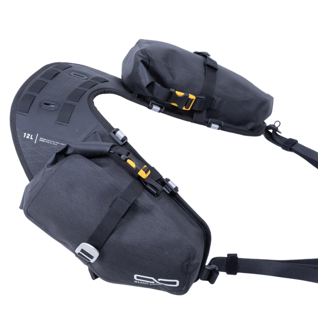 MoJavi Saddlebag Rolltop 12L - Black - Giant Loop MSB25-RT-B image 1