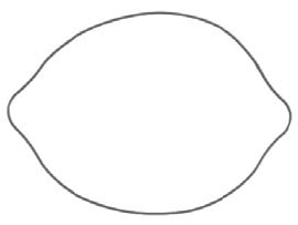 CLUTCH COVER OUTER GASKET SUZUKI RM 125 1990-1991 11484-27C10 image 1