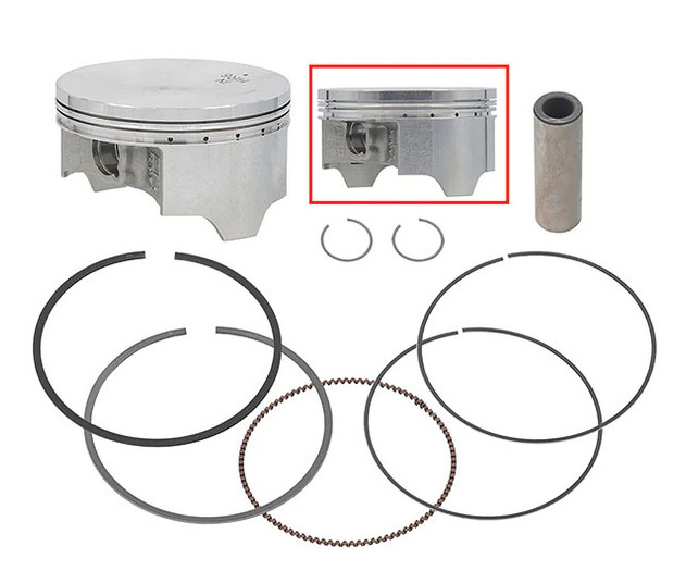 PISTON KIT TRX 520 ATV/UTV 2020-2022, NAMURA NA-10095-4 +1.00mm image 1