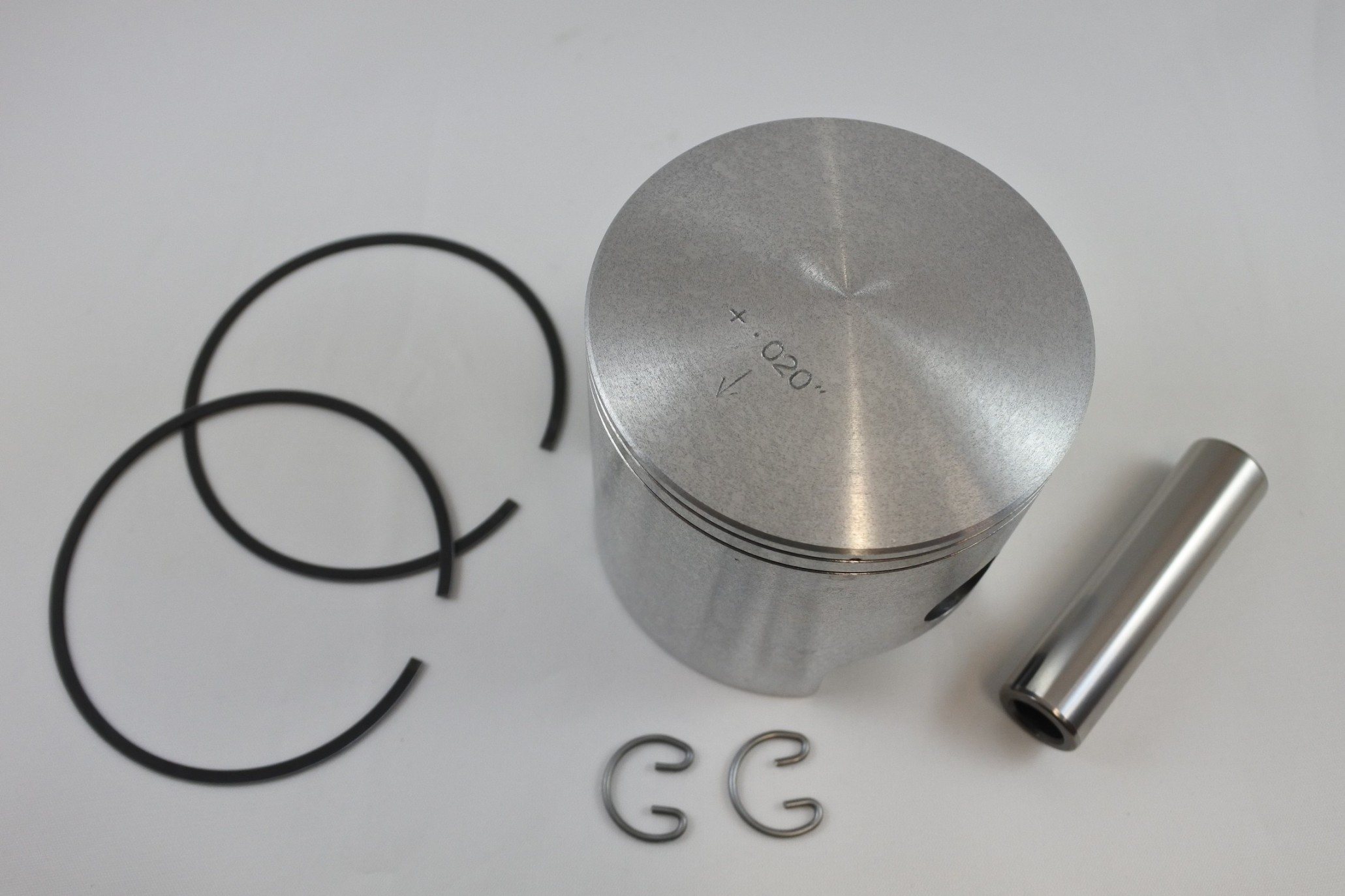 PISTON KIT 70-78 OSSA ALL MODELS 250 1ST OVERSIZE VINTCO OW-133-003-S.20 thumbnail 2