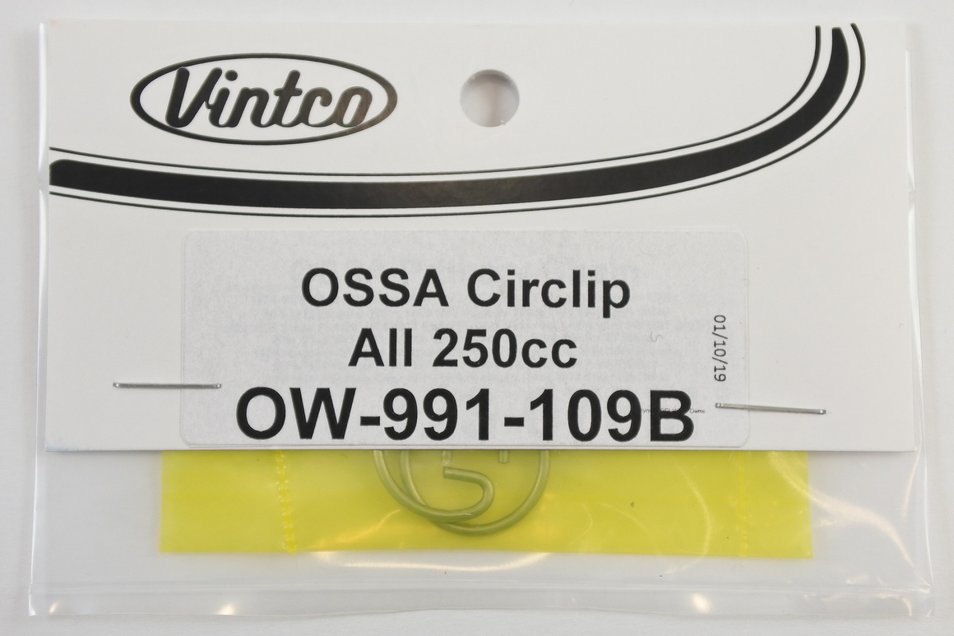 PISTON CIRCLIP KIT 70-78 OSSA ALL MODELS 250 VINTCO OW-991-109B thumbnail 3