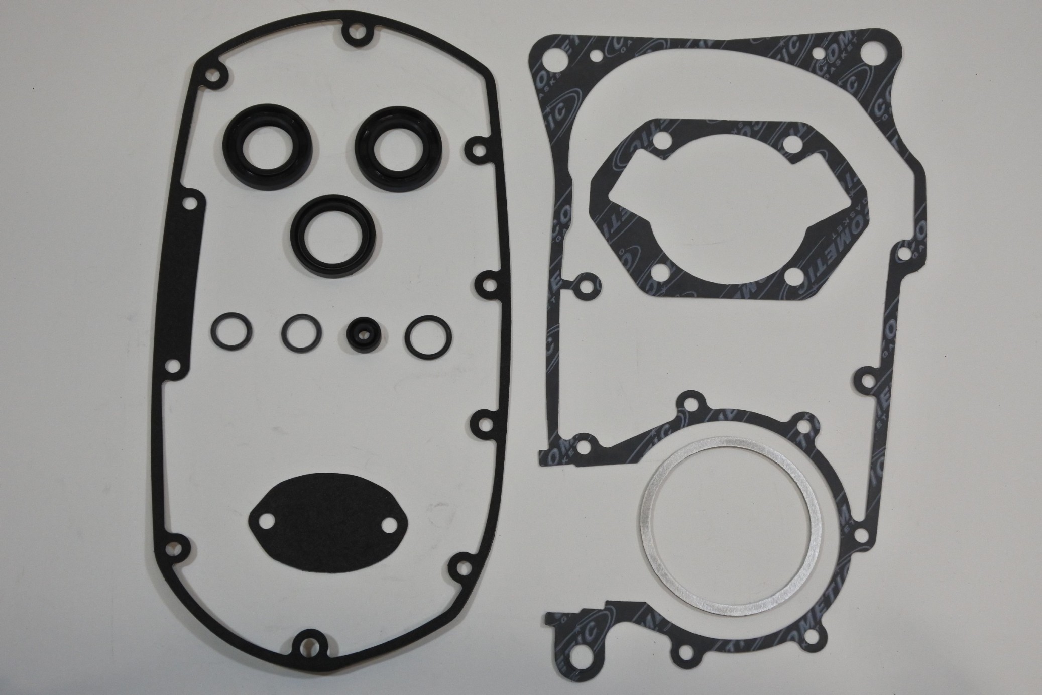 COMPLETE GASKET KIT 71-77 OSSA EXPLORER MAR 250 SMALL DIAMETER CRANK VINTCO OW-CGK-301 thumbnail 2