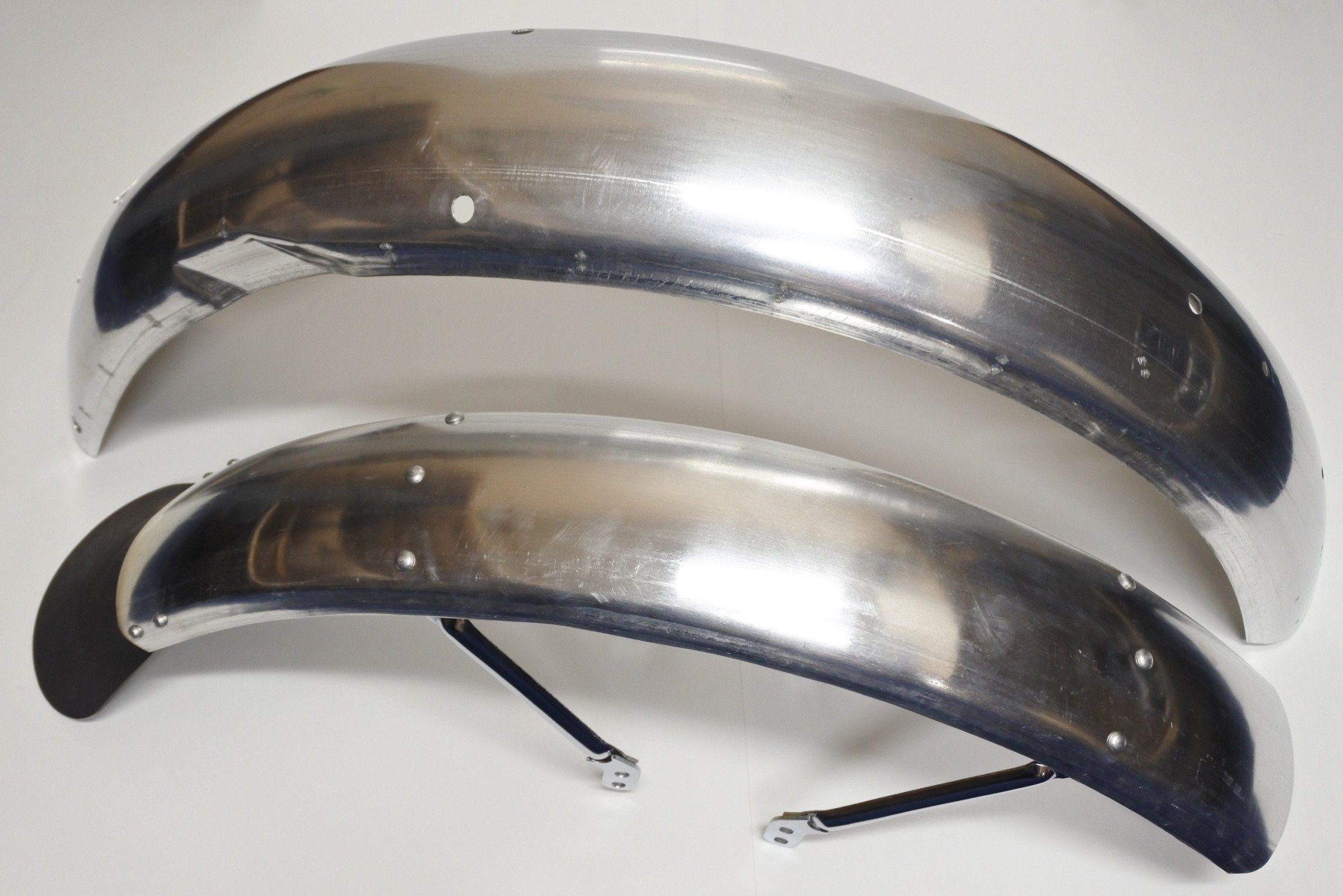 FENDER SET 71-78 OSSA MAR EXPLORER 250 350 ALUMINUM VINTCO OW-FDR-001 image 1