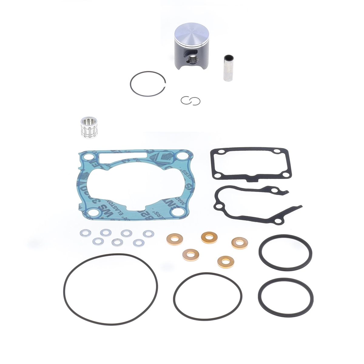 TOP END PISTON & GASKET KIT 43.5MM YAMAHA YZ 65 18-25, ATHENA P4C0435198001A, SET A image 1