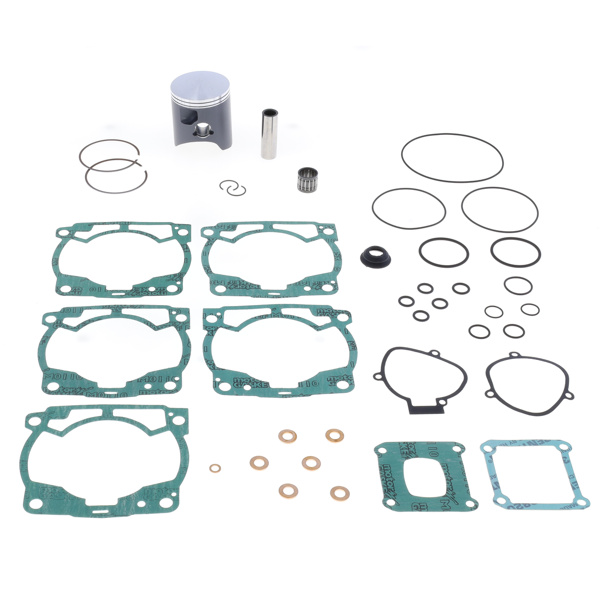 TOP END PISTON & GASKET KIT 66.4MM KTM SX 250 17-22, ATHENA P4C0664083001B, SET B image 1