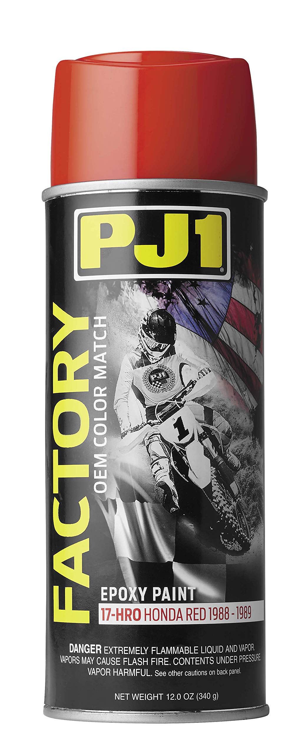 PJ1 HONDA RED OEM COLOUR 1988 - 1989, EPOXY PAINT 340ML, PJ1 17-HRO, PJ011011