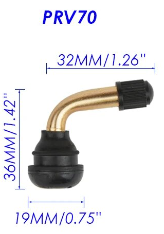SNAP IN VALVE 90 PVR70, SOLD AS A PAIR thumbnail 4
