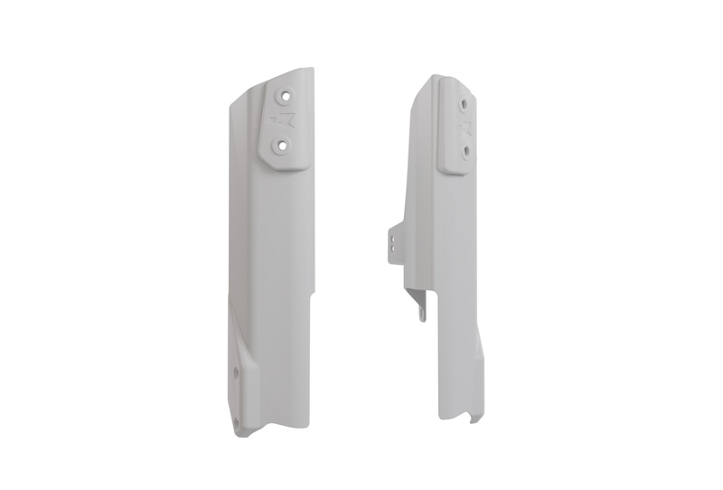 FORK GUARDS HONDA TRANSALP AFRICA TWIN WHITE RACETECH R-PSALPBN0024 image 1