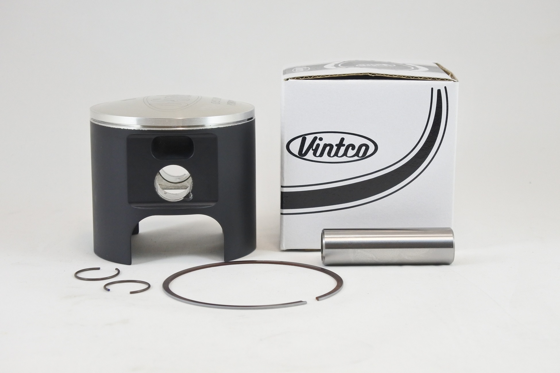 PISTON KIT 70-77 BULTACO 250 74.0mm 2.0mm OVER VINTCO thumbnail 2