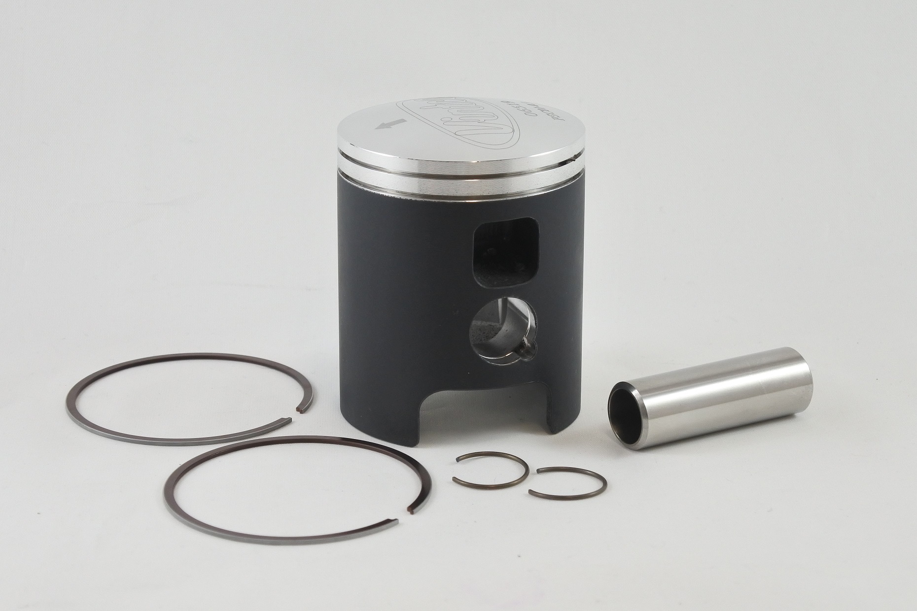 PISTON KIT 72-76 DKW HERCULES MONARK PENTON SACHS 6 SPEED 125 54.5mm +0.50mm OVER VINTCO PSC01-0.5 image 1