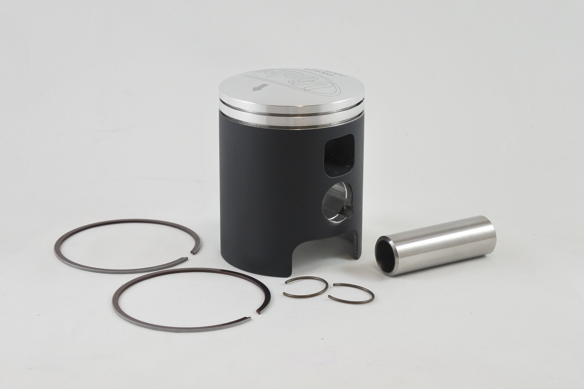 PISTON KIT 72-76 DKW HERCULES MONARK PENTON SACHS 6 SPEED 125 54.0mm STANDARD VINTCO PSC01-00 image 1