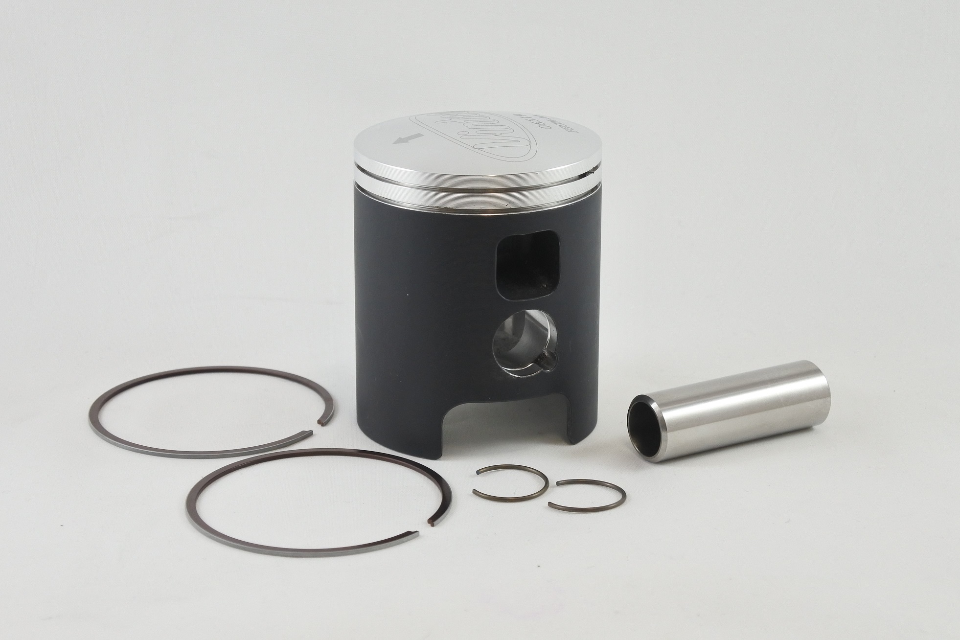 PISTON KIT 72-76 DKW HERCULES MONARK PENTON SACHS 6 SPEED 125 55.0mm VINTCO PSC01-1.0 image 1