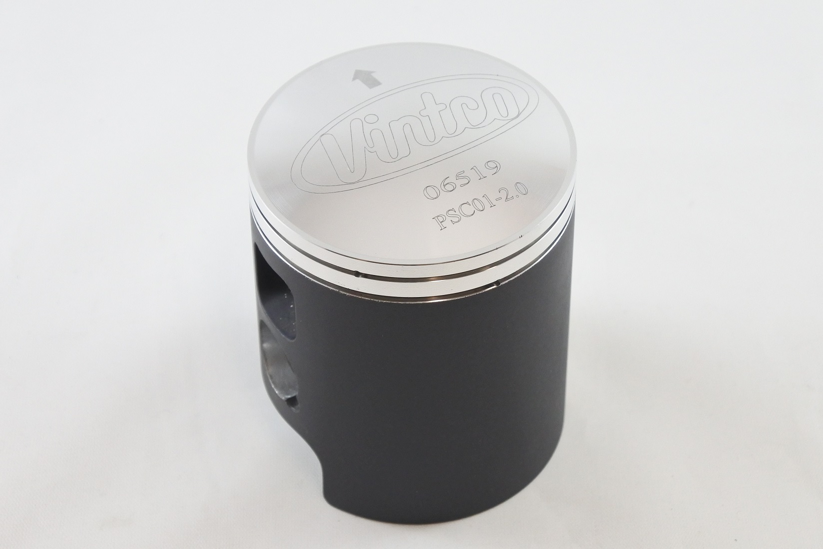 PISTON KIT 72-76 DKW HERCULES MONARK PENTON SACHS 6 SPEED 125 56.0mm 2.0mm OVER VINTCO PSC01-2.0 thumbnail 5