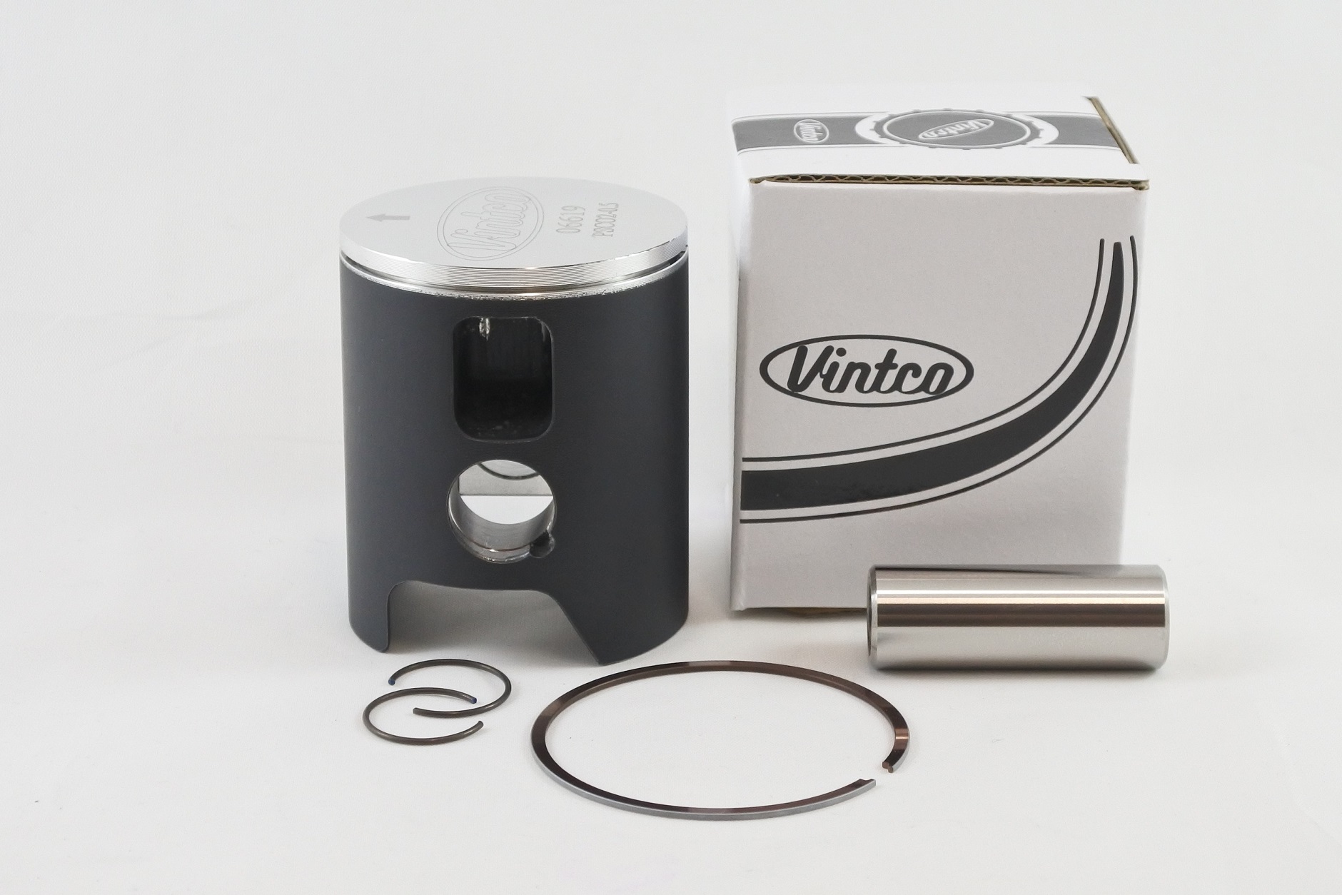 PISTON KIT 77-81 DKW HERCULES SACHS 7 SPEED 125 54.25mm 0.5mm OVER VINTCO PSC02-0.5 thumbnail 2