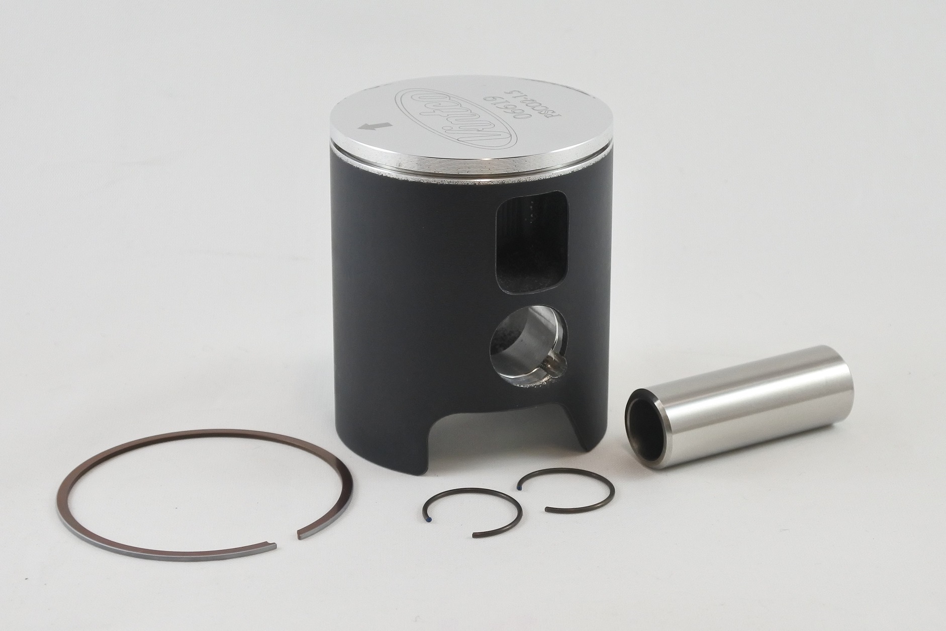 PISTON KIT 77-81 DKW HERCULES SACHS 7 SPEED 125 55.25mm 1.5mm OVER VINTCO PSC02-1.5 image 1