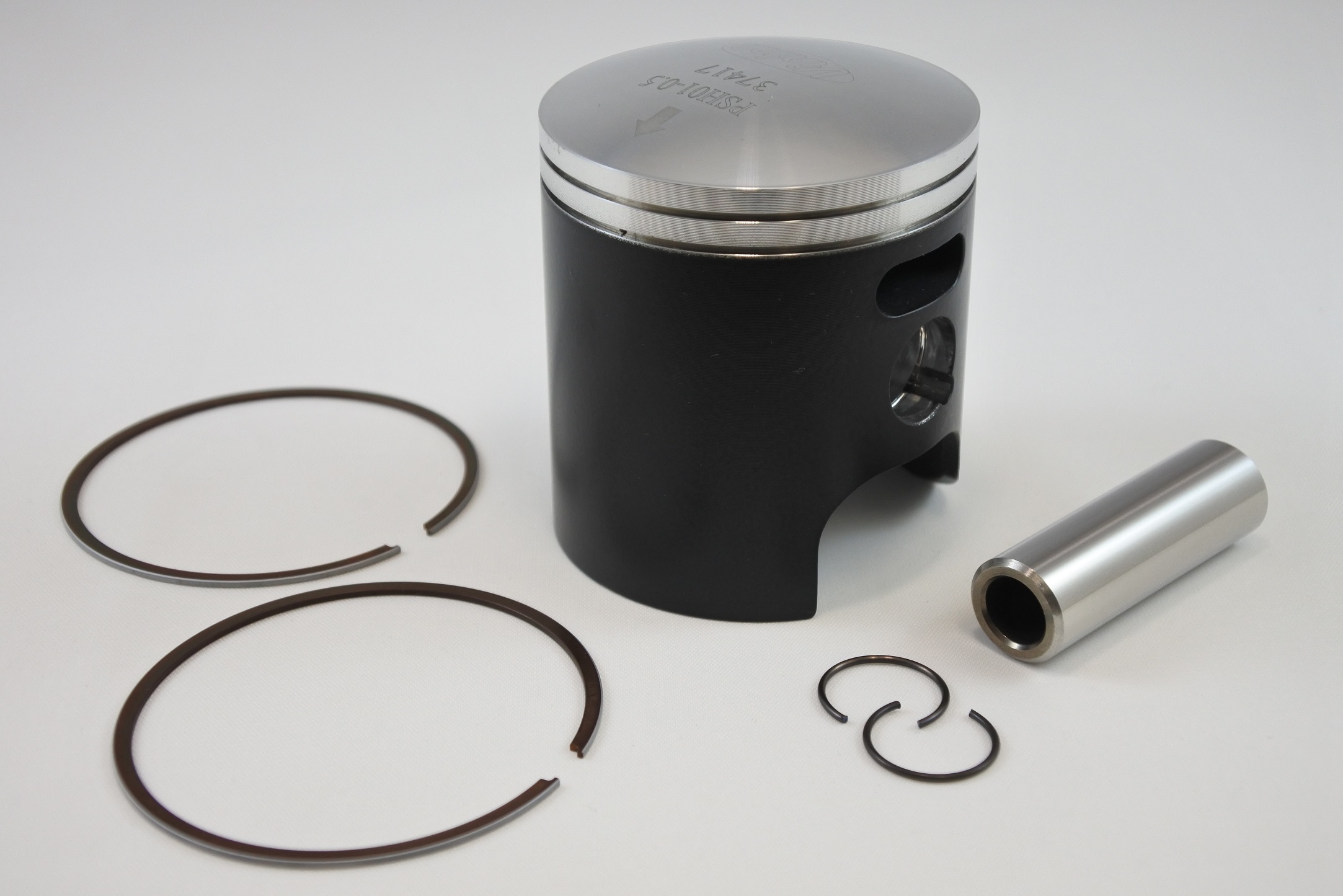 PISTON KIT 74-78 HONDA CR MT 125 R 56.5mm 0.5mm OVER VINTCO PSH01-0.5 image 1