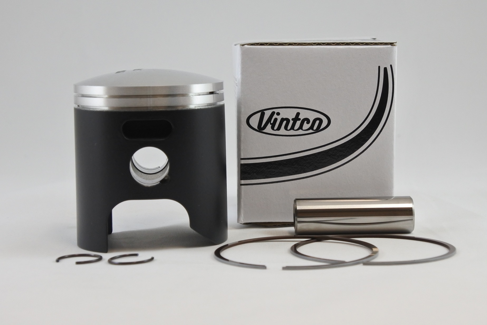 PISTON KIT 74-78 HONDA CR MT 125 R 56.5mm 0.5mm OVER VINTCO PSH01-0.5 thumbnail 2