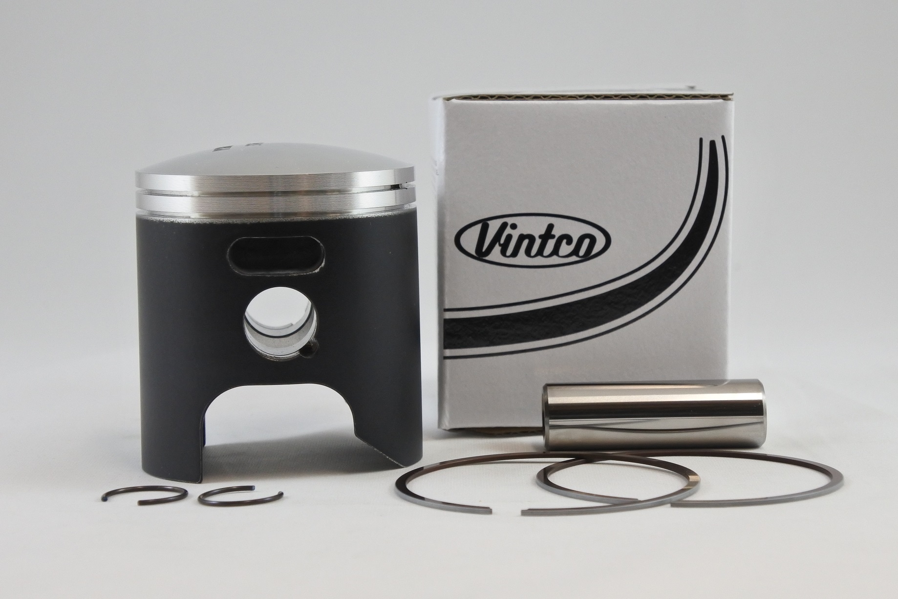 PISTON KIT 74-78 HONDA CR MT R 125 57.0mm VINTCO PSH01-1.0 thumbnail 2